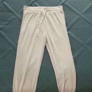 Garage white joggers